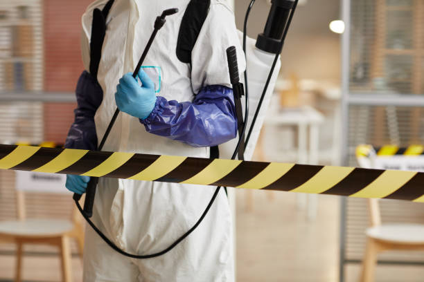 Professional Hoarding Cleanup technician working in Bloomington, IL